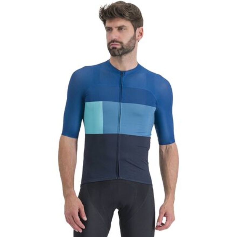 Snap Jersey – Men&apos;s|Galaxy Blue Dark Berry Blue|XXL|M