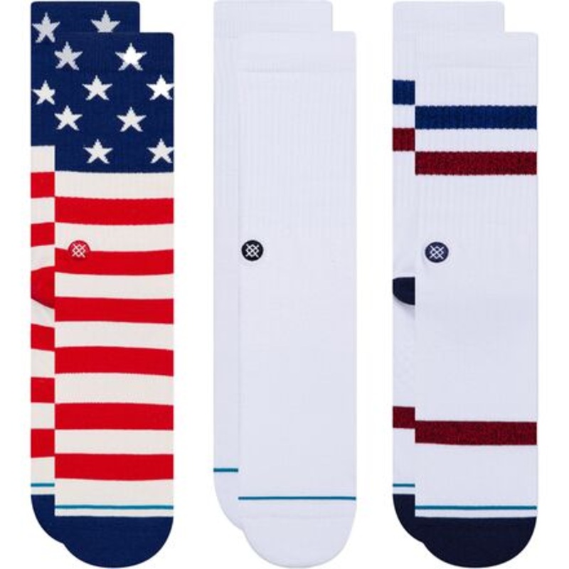 The Americana Sock – 3-Pack|Multi|L|M