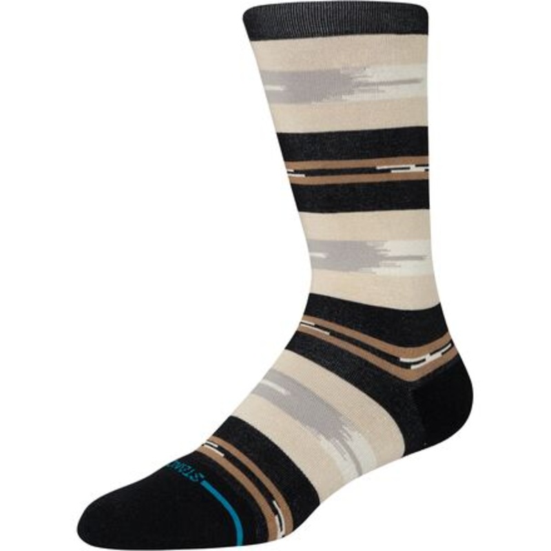Trail Bound Crew Sock|Black|M