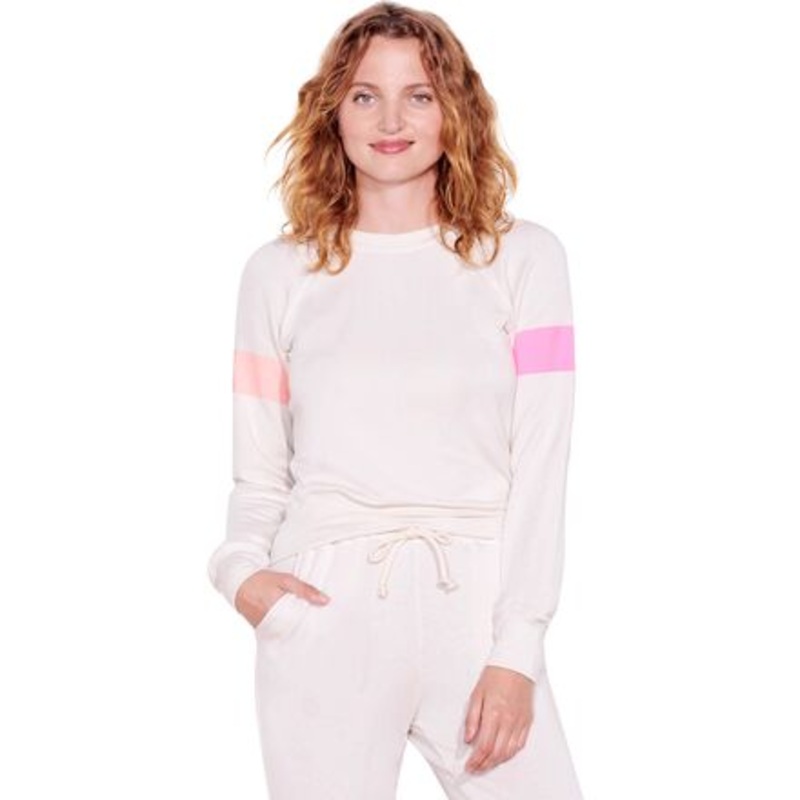 2 Tone Stripe Sweatshirt – Women&apos;s