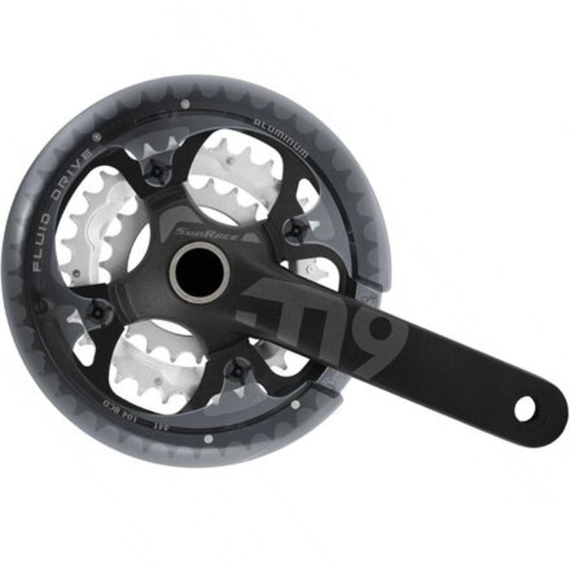 Fcm954 9Sp Crankset 22/32/44T|Black|175mm