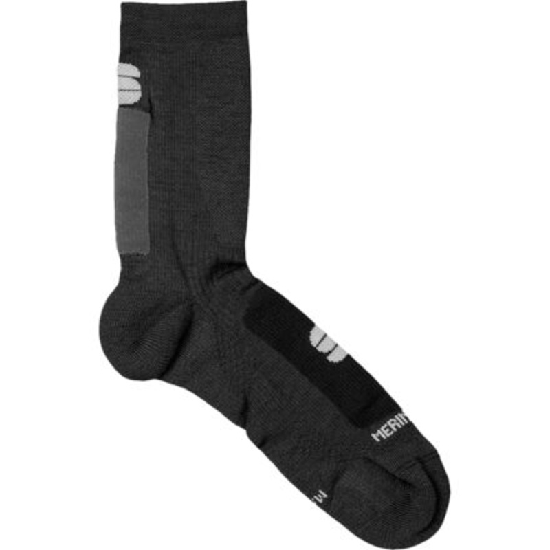 Merino Wool 18 Sock|Black Anthracite|Red Wine Black|M/L|S