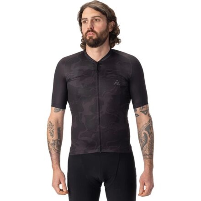 Pace Jersey – Men&apos;s|Blacktop|Lime Sorbet|Purple Moon|L|XL|S|M