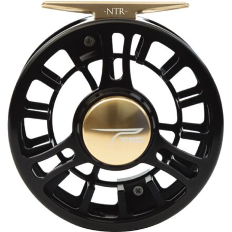 NTR Large Arbor Reel|Black/Gold|Clear/Gold