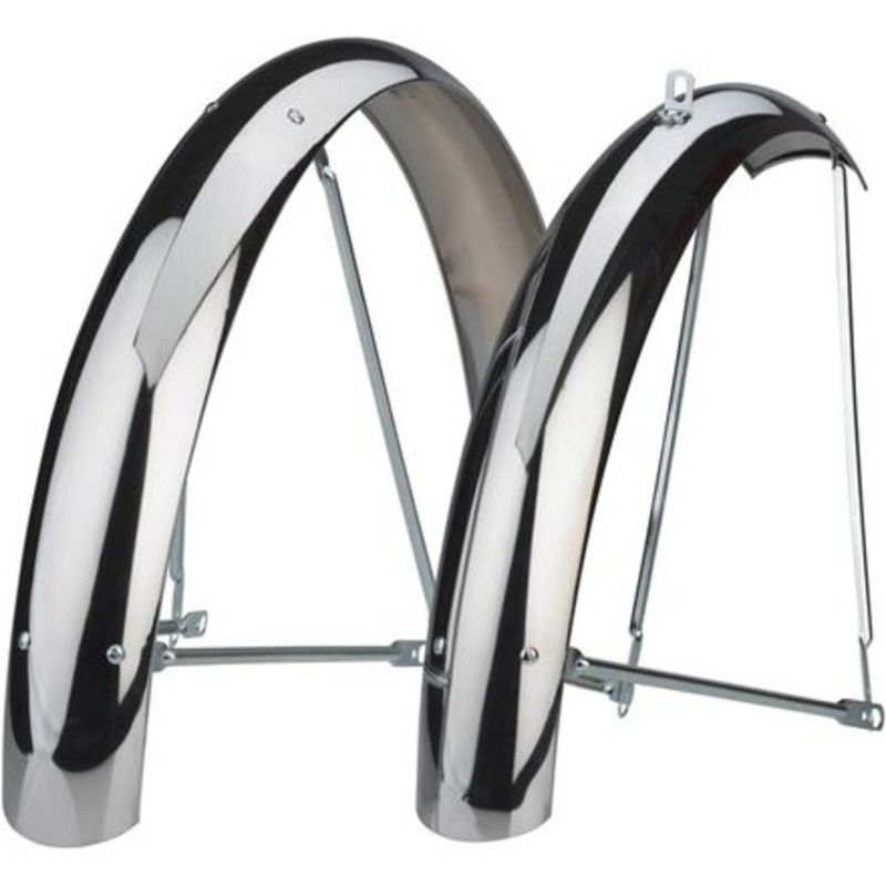 #962-24in Balloon Chrome Fenders