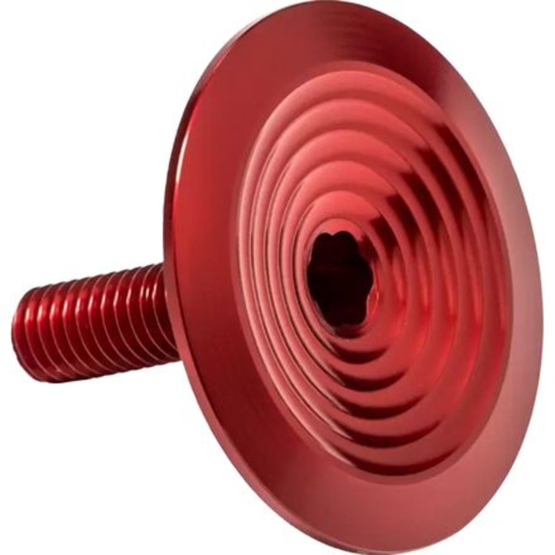 Integrated Top Cap|Red|One Size