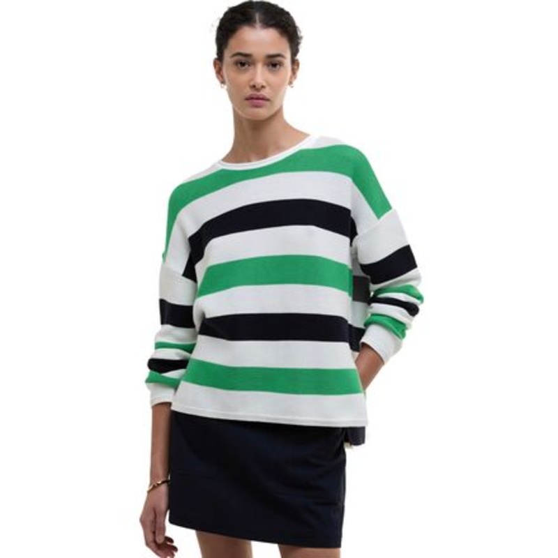 Marine Stripe Knitted Jumper – Women&apos;s
