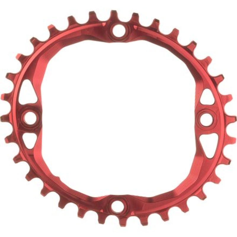 SRAM Oval Traction Chainring|Red/104 BCD|Black/94 BCD|36t|34t/Threaded