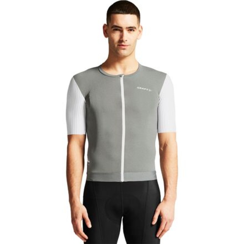 Adv Aero Jersey – Men&apos;s|Pebble/White|Water/Lake|XXL|XL|L
