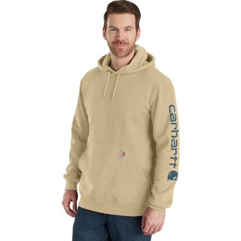 Midweight Signature Sleeve Hooded Sweatshirt – Men&apos;s