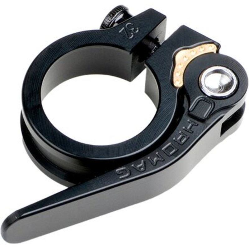 QR Seatpost Clamp|Black|Gold|36.5mm|35mm
