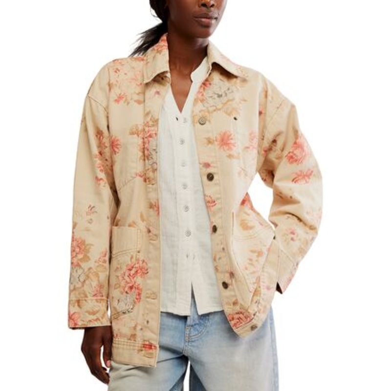 Avery Print Denim Jacket – Women&apos;s