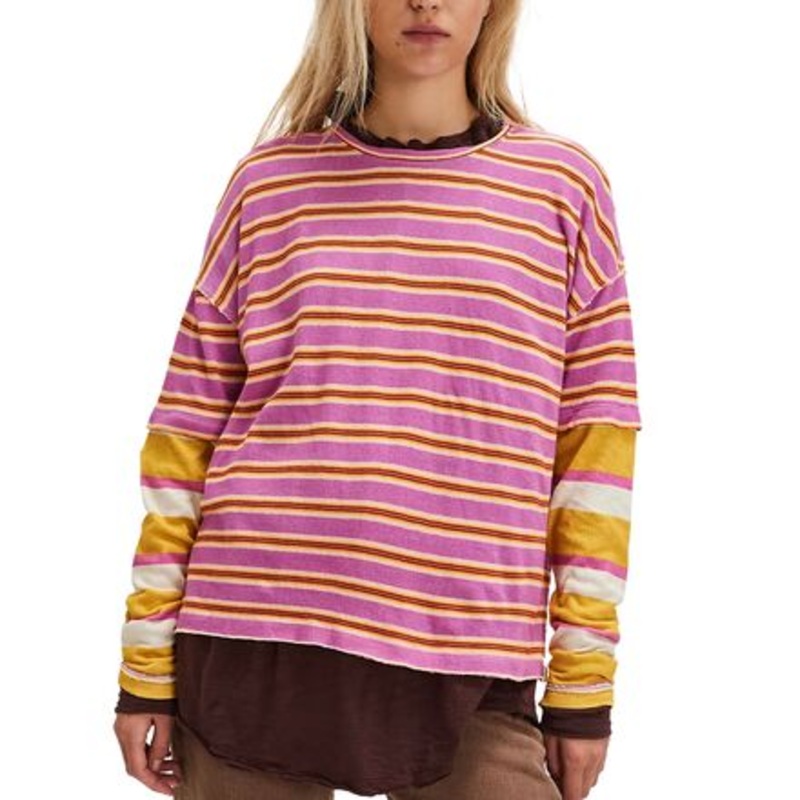 Nina Stripe Long-Sleeve Shirt – Women&apos;s
