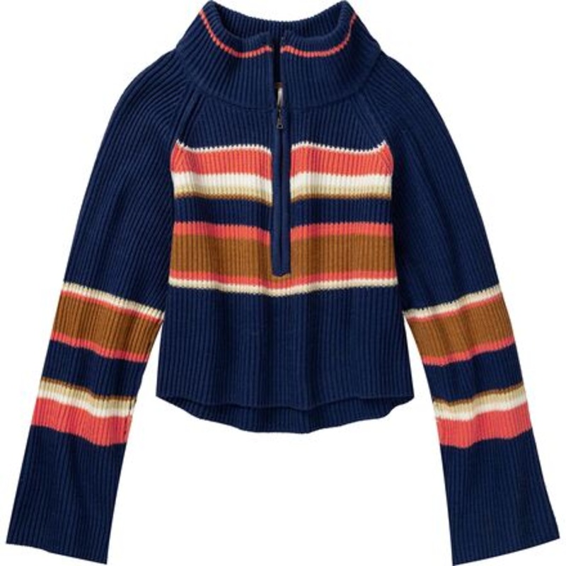 Striped Greta 1/2-Zip Sweater – Women&apos;s