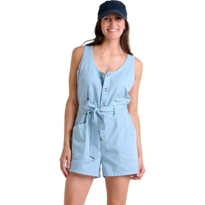 Arroyo Twill Sleeveless Romper – Women&apos;s