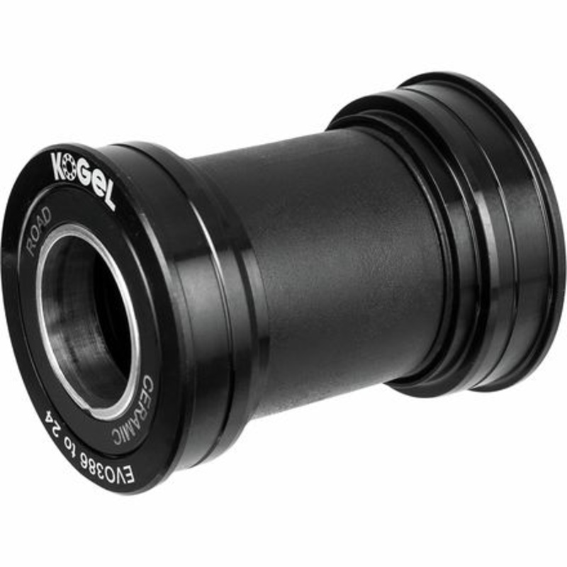 BB386EVO Bottom Bracket|Black|None