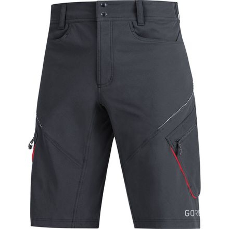 C3 Trail Short – Men&apos;s|Black/Red|US S/EU M|US XS/EU S