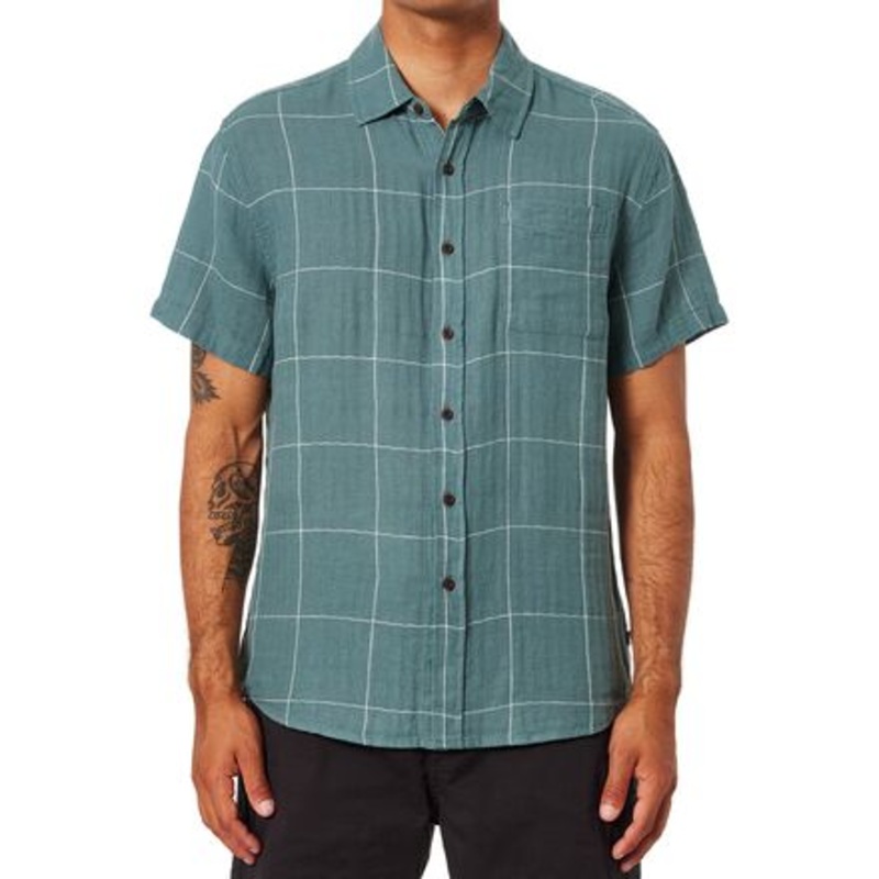 Monty Shirt – Men&apos;s|Atlantic Green|Dark Auralite|Soybean|XL|S|XXL|M|L