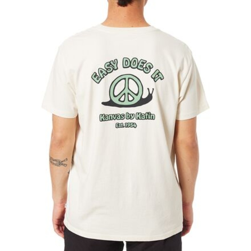 Snail T-Shirt – Men&apos;s|Vintage White|L|XL|S|M