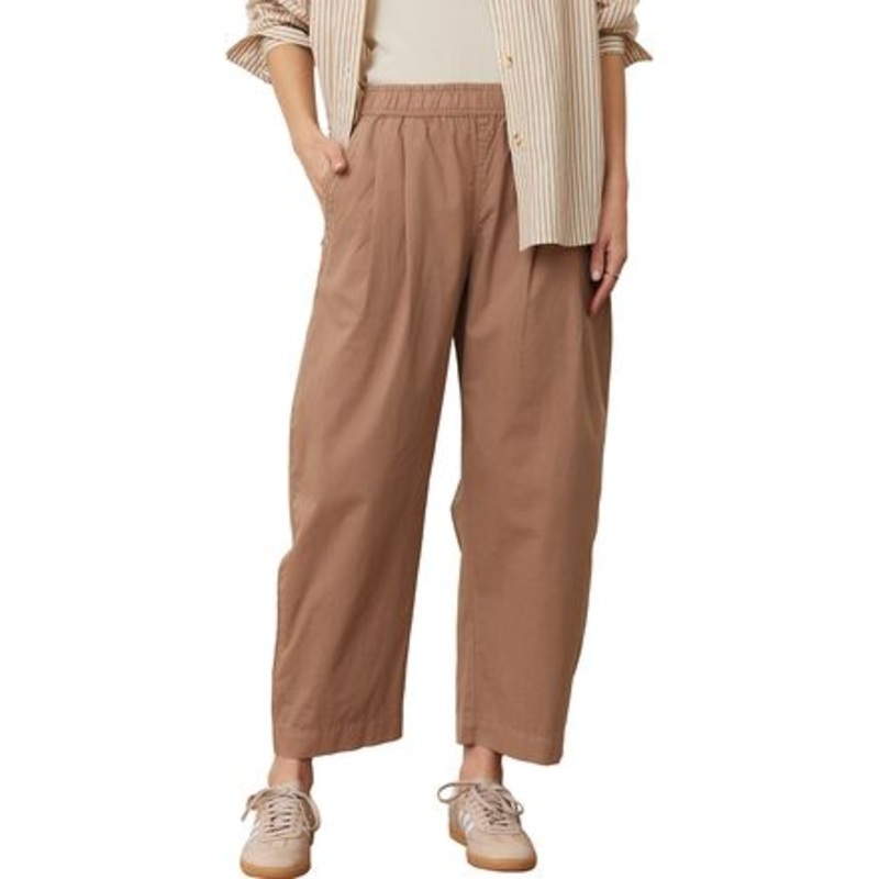 Barrel Leg Poplin Pant – Women&apos;s