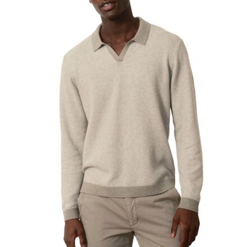 Liam Long-Sleeve Sweater Polo – Men&apos;s