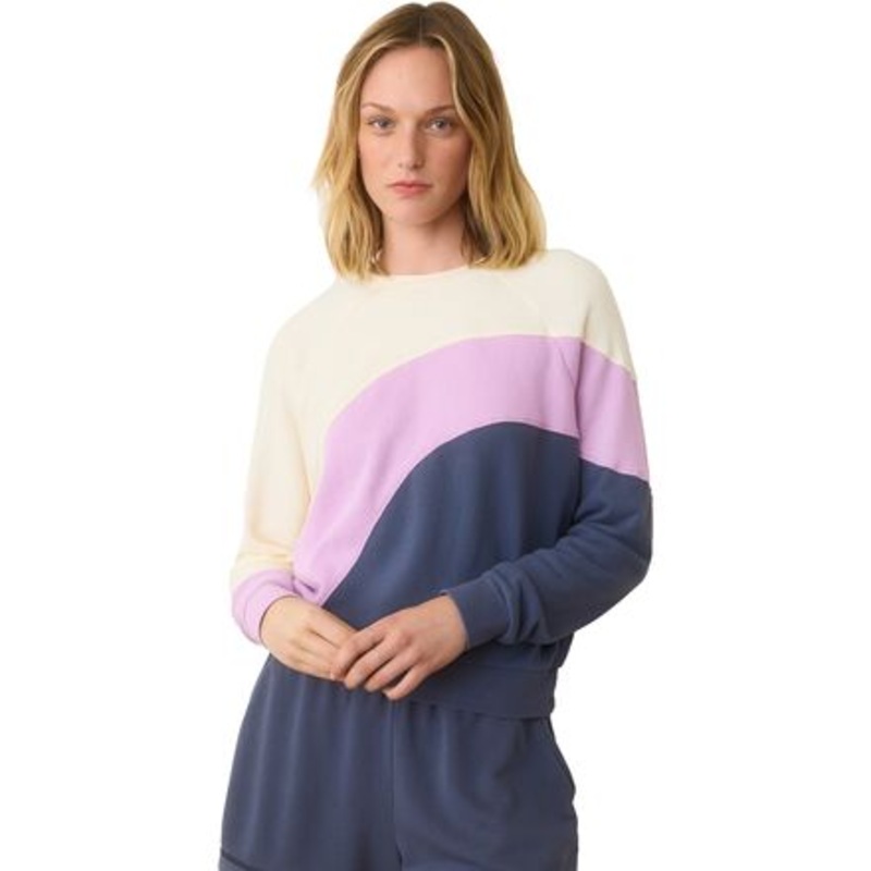 Vintage Terry Colorblock Crew – Women&apos;s