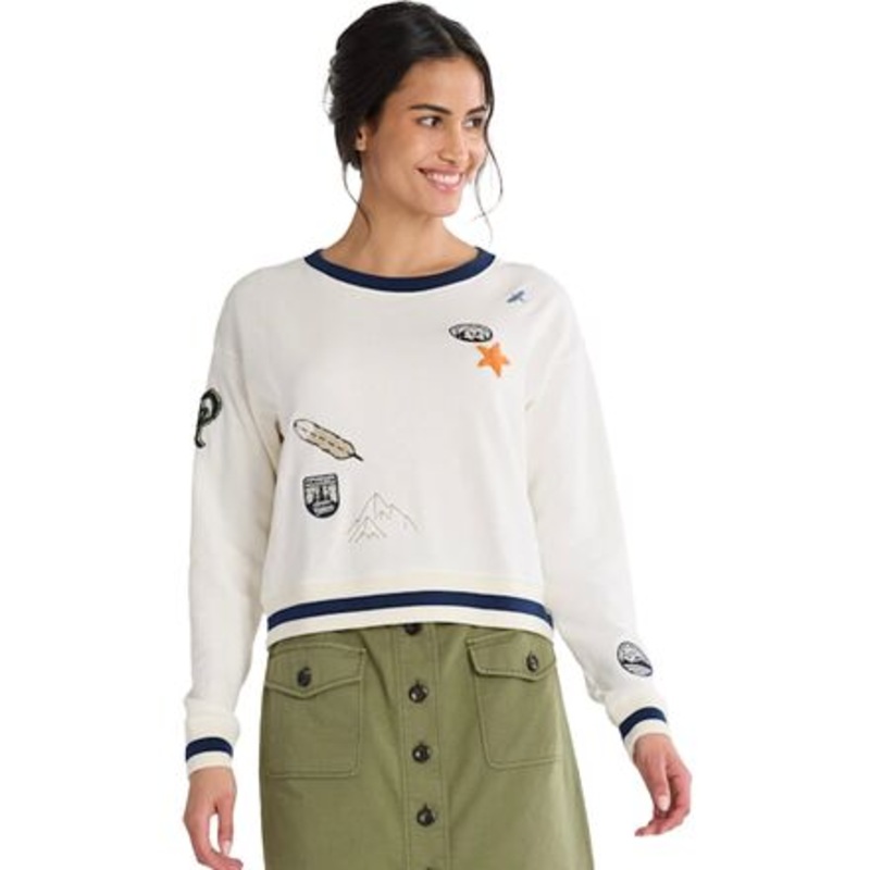 French Terry Crewneck Sweatshirt – Women&apos;s