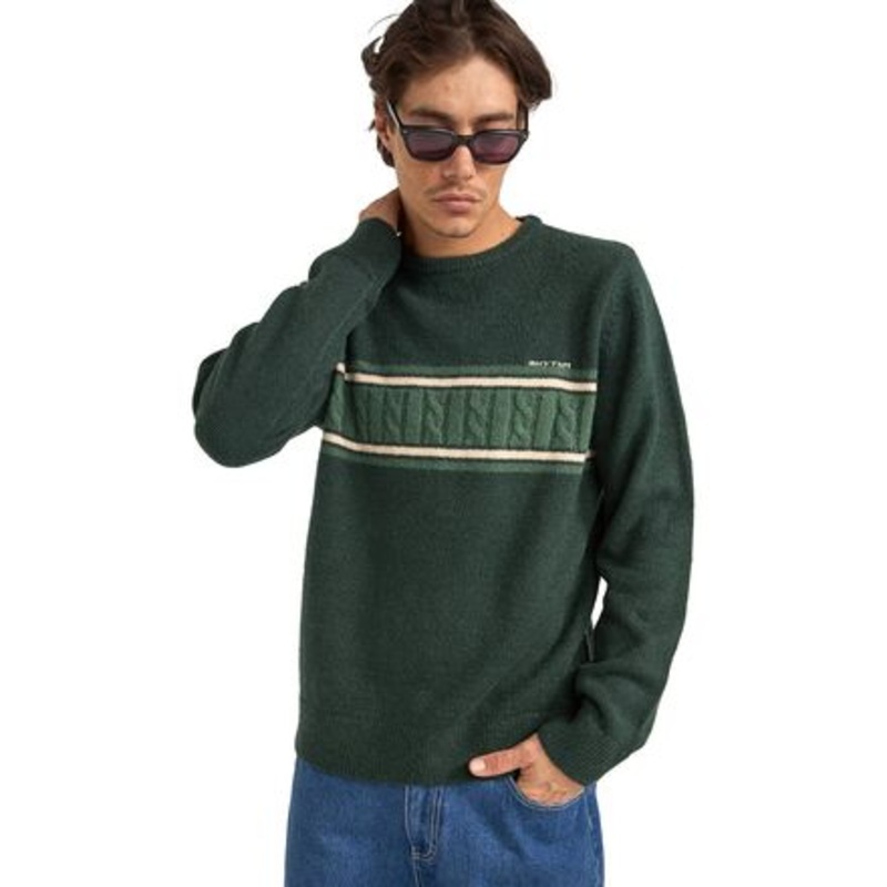 Mohair Stripe Knit Sweater – Men&apos;s