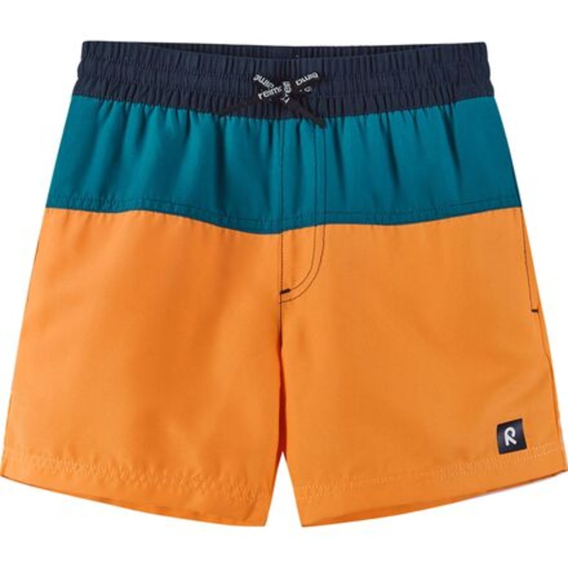 Palmu Swim Short – Boys&apos;|Fruity Orange|Navy|8|14|10|6|12