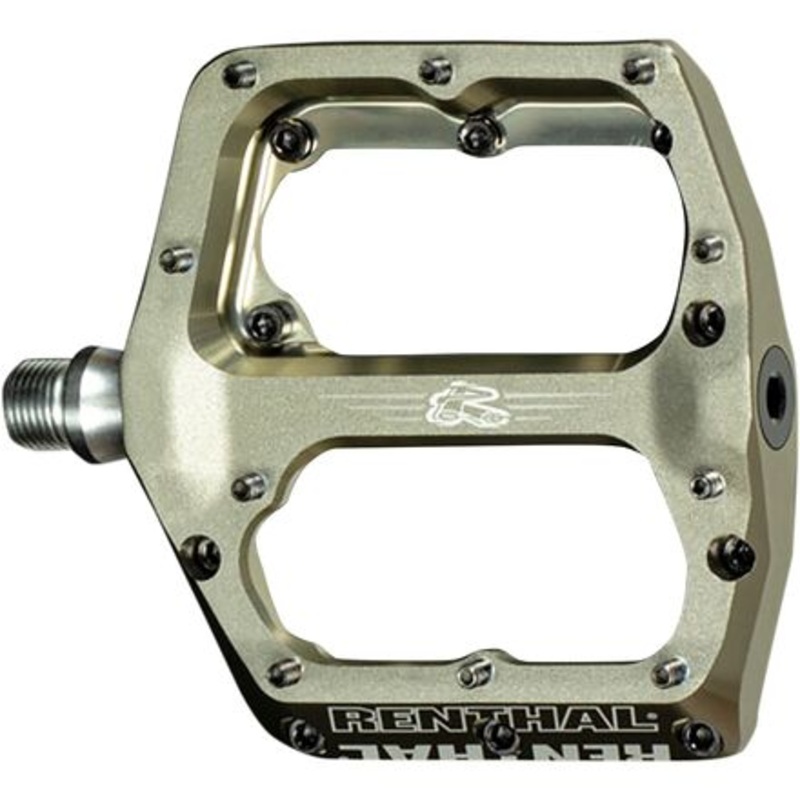 Revo-F Flat Pedals|Gold|Black|One Size