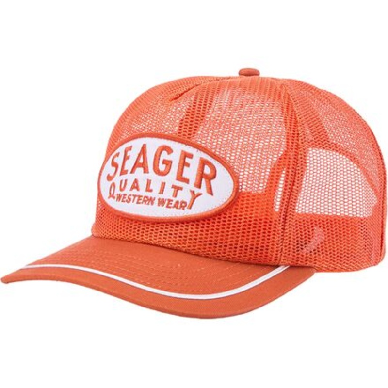 Old Town All Mesh Snapback|Orange|One Size