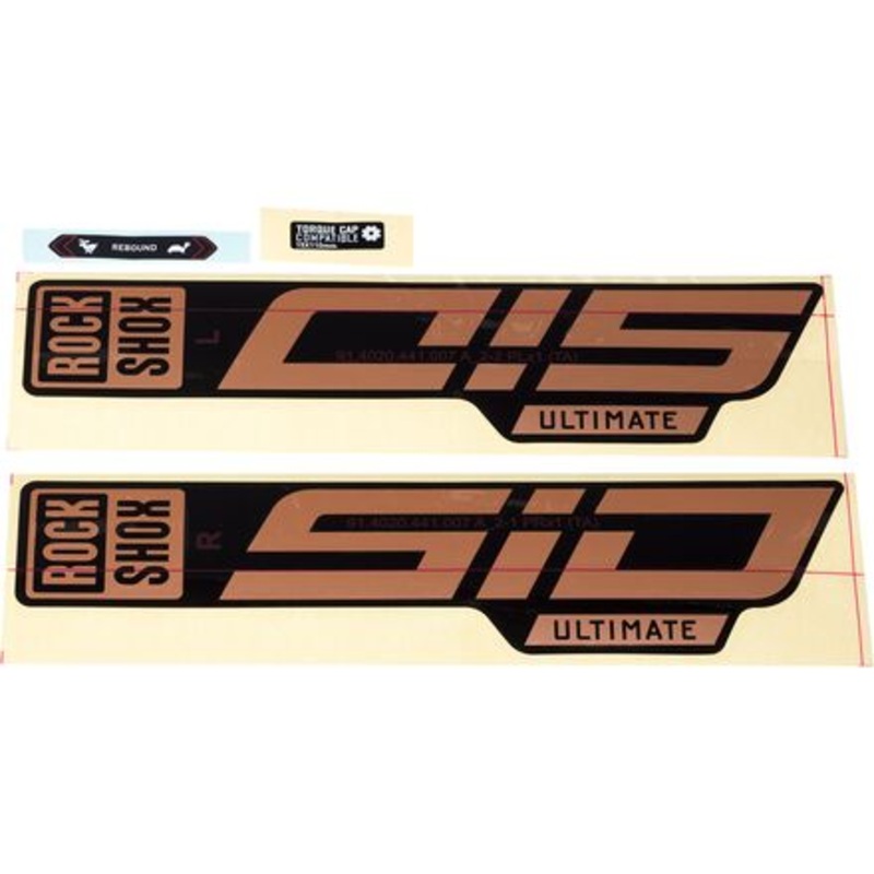 SID Ultimate Decal Kit|Copper Foil|Gloss Polar for Black|Gloss Polar for Blue|Rainbow Foil|One Size