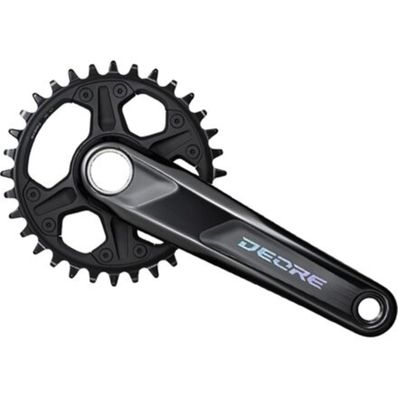 Deore 12 FC-M6100 Crankset|Black|175mm, 30t|170mm, 32t|170mm, 30t|175mm, 32t