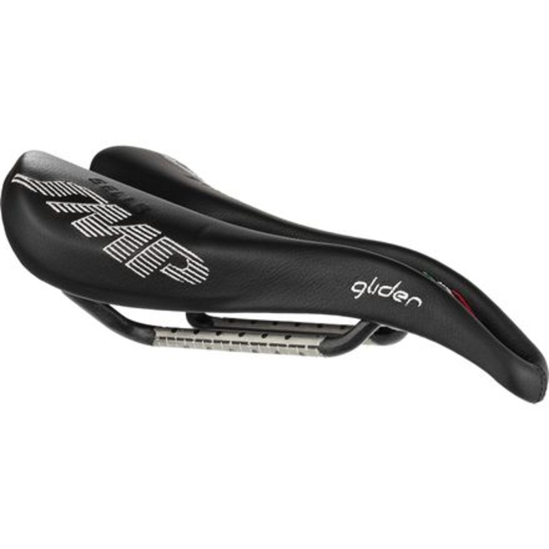 Glider Carbon Saddle|Black|White|136mm
