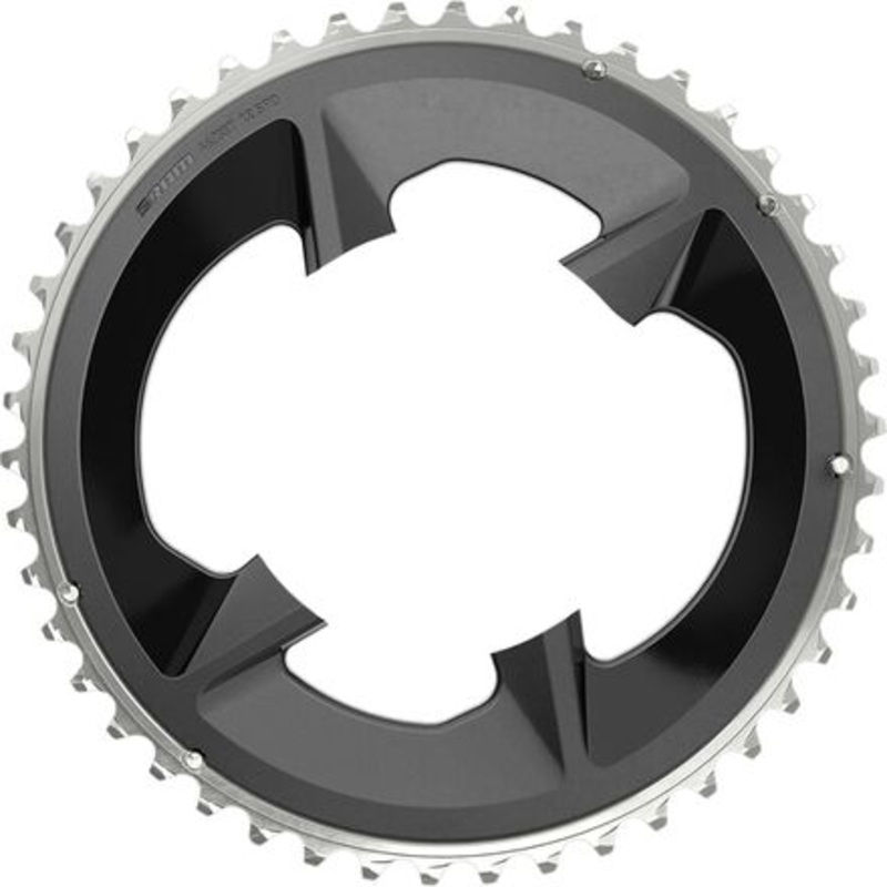 Rival 12-Speed Chainring|Black, Inner|Black, Outer||46t
