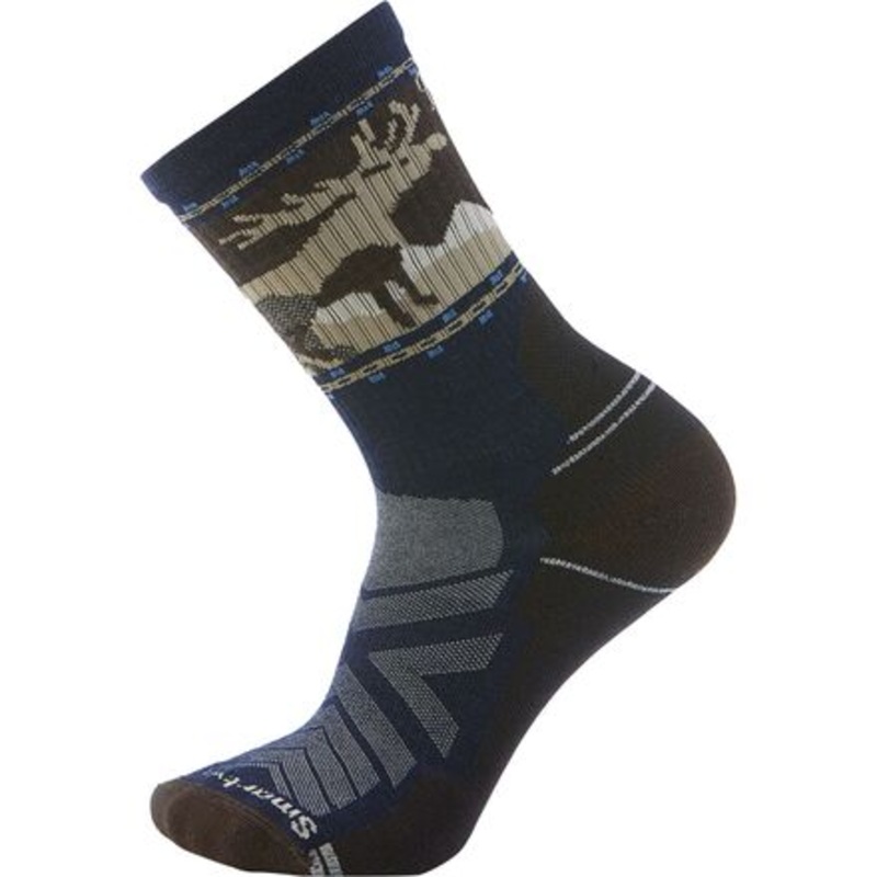 Hike Light Cushion Mountain Moose Crew Sock – Men&apos;s