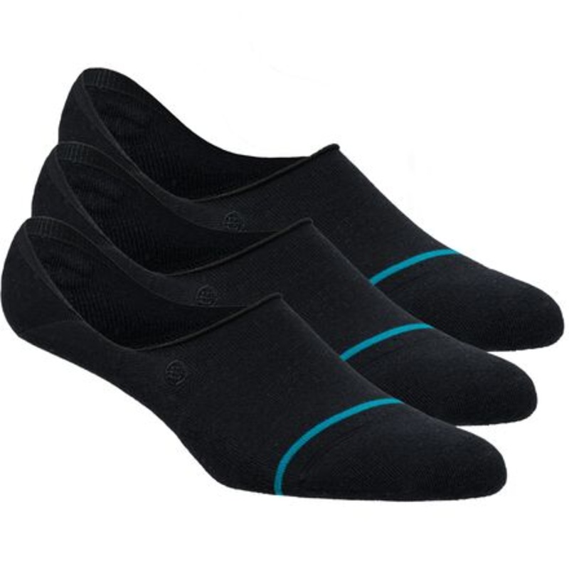 Icon No-Show Sock 3-Pack|Black|Dark Royal|Heathergrey|Multi|Oatmeal|Pink Fade|White|L|S|M