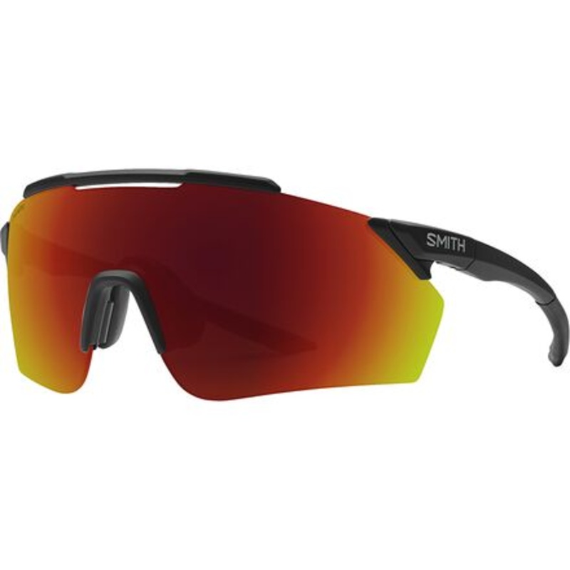 Ruckus ChromaPop Sunglasses|Matte Black/ChromaPop Red Mirror|One Size