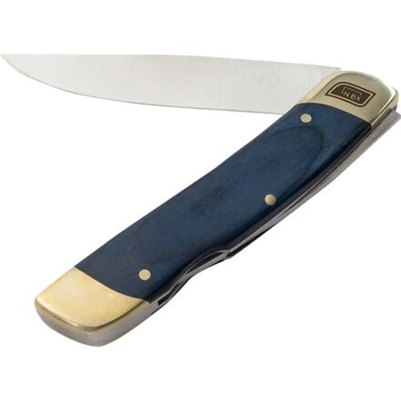 Single Blade Pocket Knife|Blue|Red|One Size