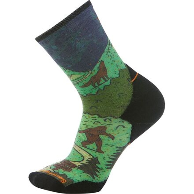 Trail Run Targeted Cushion Neature Print Crew Sock – Men&apos;s