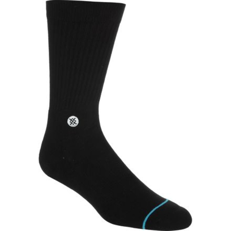 Icon Sock – Men&apos;s|Black/White|Green|Grey Heather|Ice Blue|Pink|White/Black|S|L|M