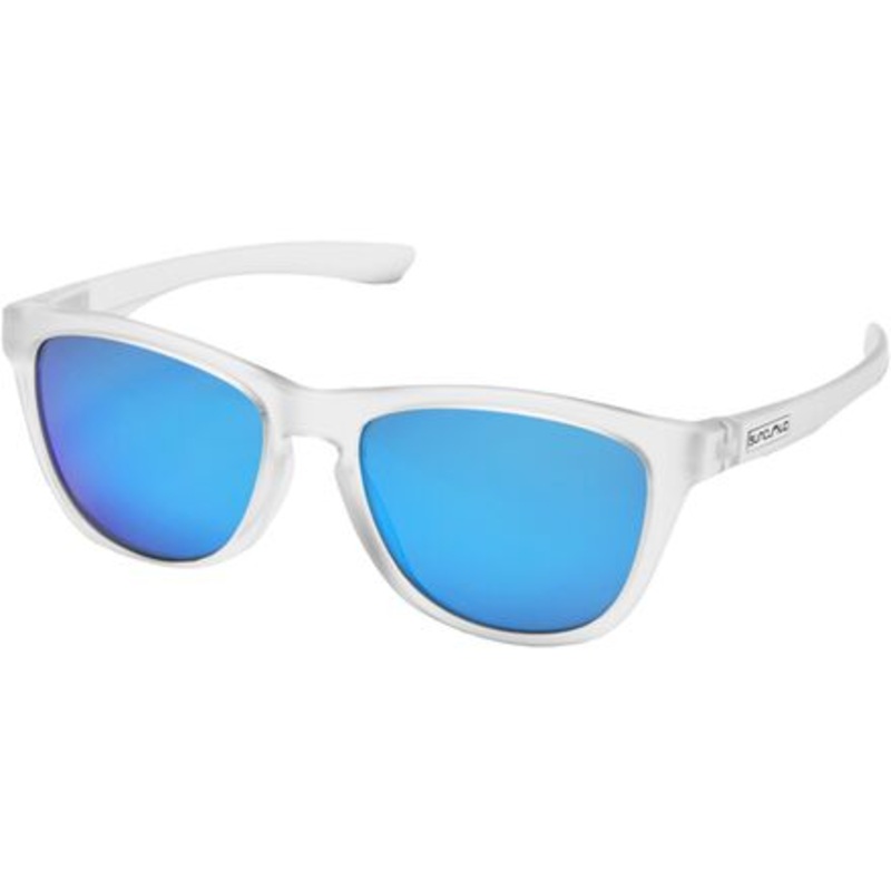 Topsail Polarized Sunglasses|Matte Crystal/Polar Blue Mirror|One Size