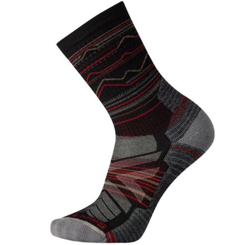 Performance Hike Light Cushion Mountain Range Pattern Crew