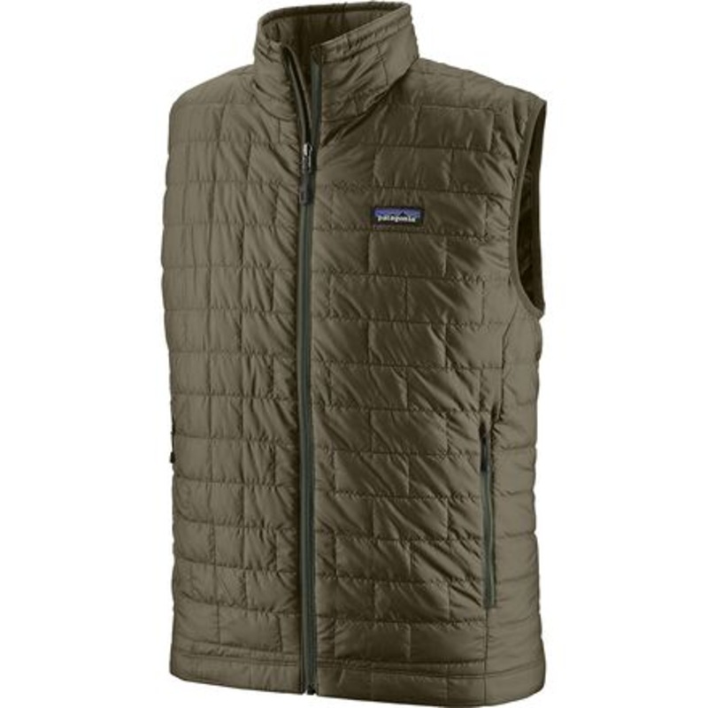Nano Puff Vest – Men&apos;s|Basin Green w/Tent Green|Burnished Red|Graze Green|Utility Blue|Forge Grey|Black|XL|S|XXL|M|L