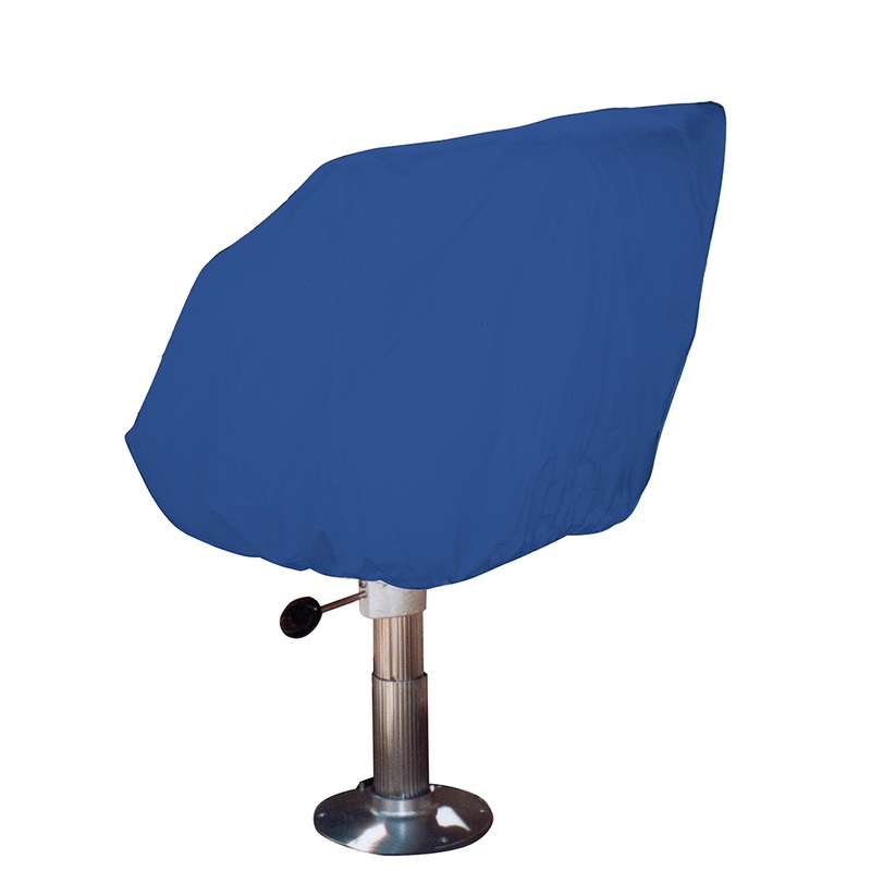 Taylor Made Helm/Bucket/Fixed Back Boat Seat Cover  Rip/Stop Polyester Navy  Boat Box