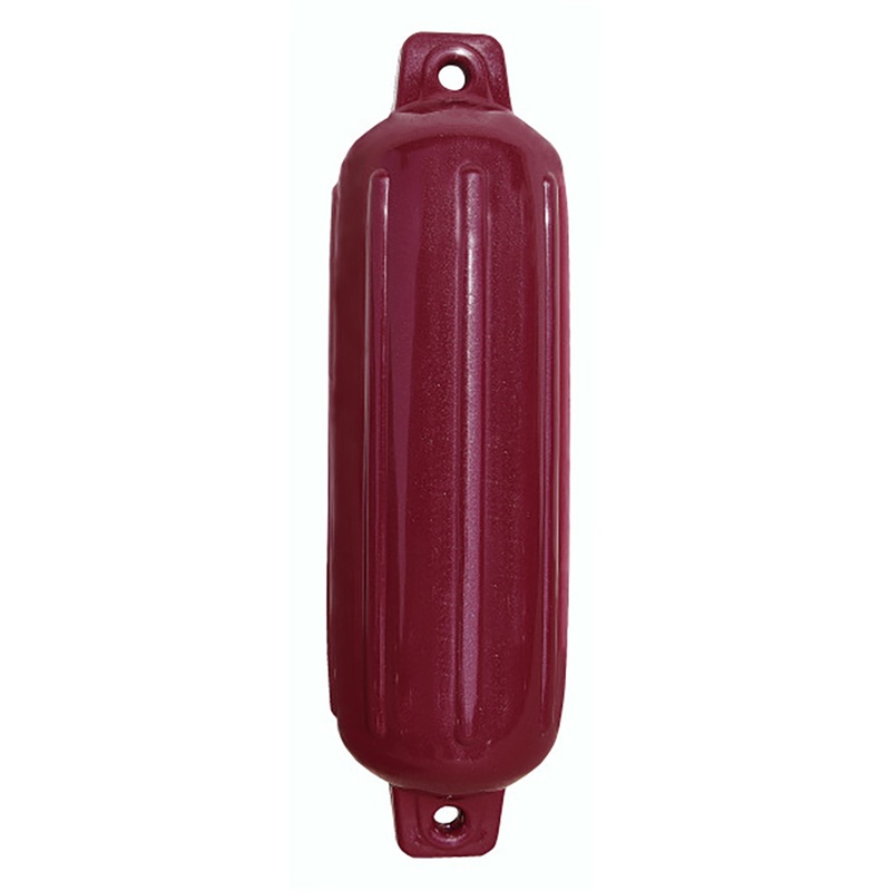 Taylor Made Storm Gard 5.5 x 20 Inflatable Vinyl Fender  Burgundy  Boat Box