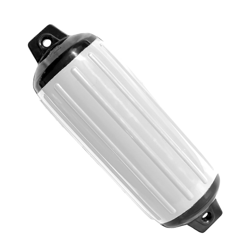 Taylor Made Super Gard 8.5 x 26 Inflatable Vinyl Fender  White  Boat Box