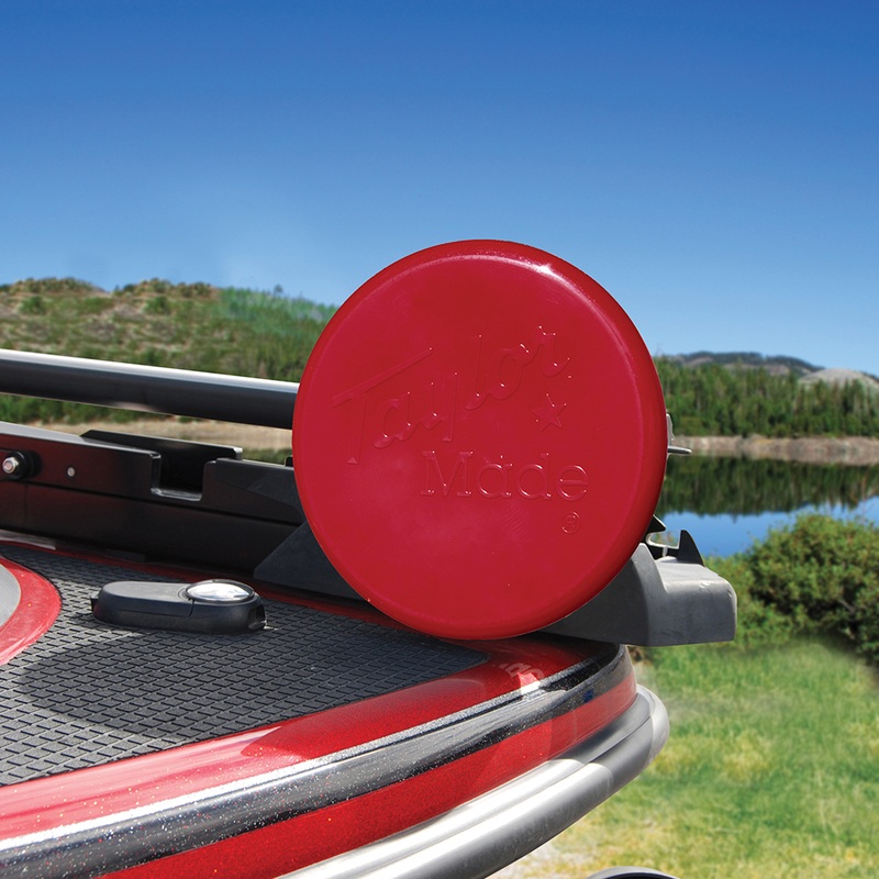 Taylor Made Trolling Motor Propeller Cover- 3-Blade Cover  10- Red  Boat Box