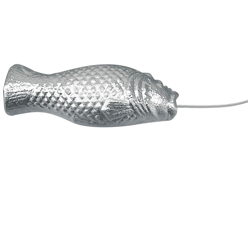 Tecnoseal Grouper Suspended Anode w/Cable & Clamp  Zinc  Boat Box