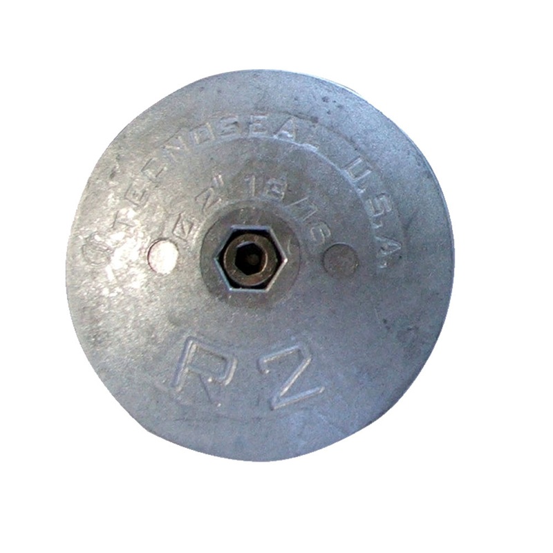 Tecnoseal R2 Rudder Anode  Zinc  2-13/16 Diameter  Boat Box